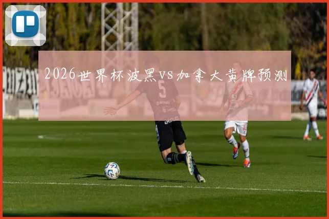 2026世界杯波黑vs加拿大黄牌预测